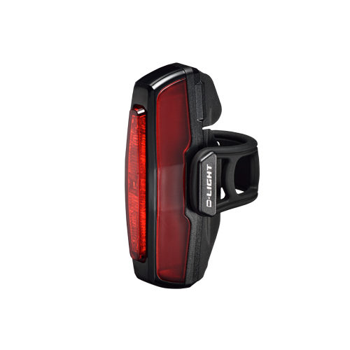 D.Light CG-420R2 in black color rechargeable bicycle rear light
