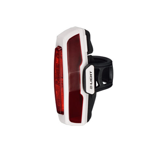 D.Light CG-420R2 in white color rechargeable bicycle rear light