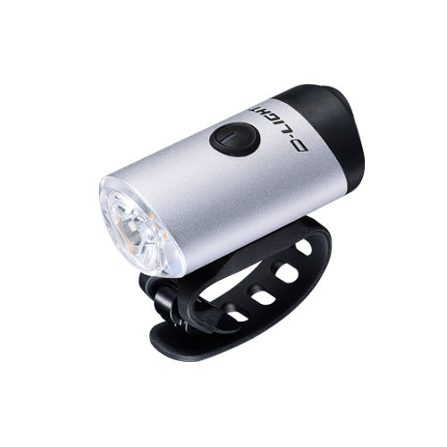 D.Light CG-127P in silver color adjustable lighting bicycle headlight