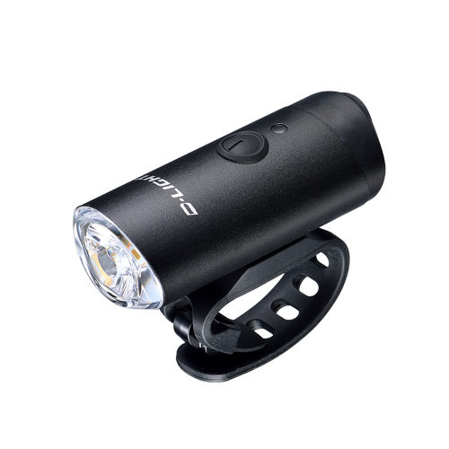 D.Light CG-128P in black color with ambient light sensing aluminum alloy body bicycle headlight