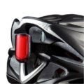 D.Light CG-217R rechargeable bicycle rear light mounts on a black bike helmet