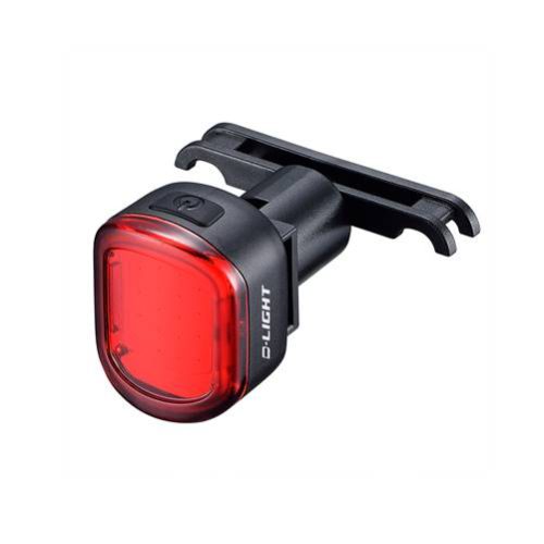 D.Light CG-422R auto-standby rechargeable bicycle rear light with saddle rail bracket