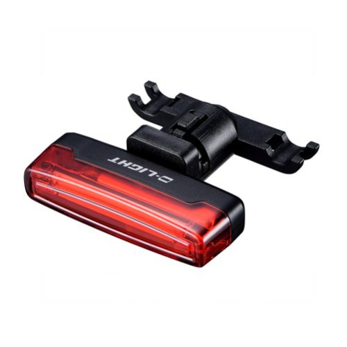 D.Light CG-423R rechargeable bicycle rear light with saddle rail bracket