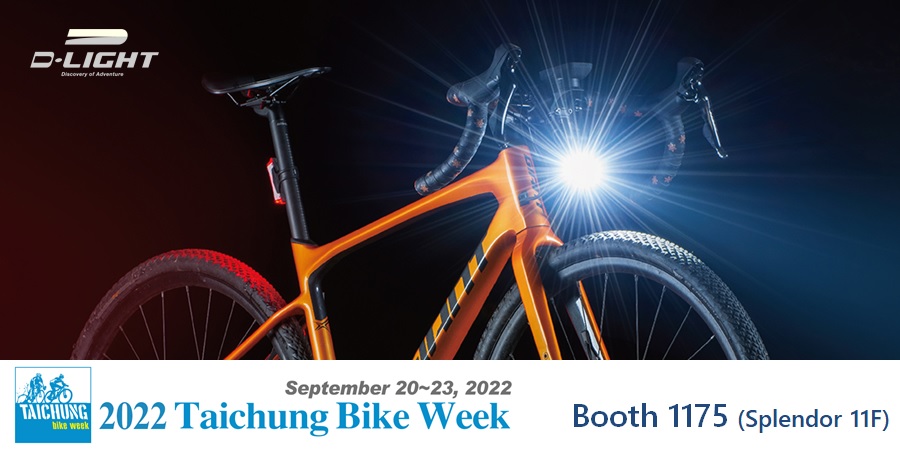 2022 Taichung Bike Week DLight booth 1175 in Splendor